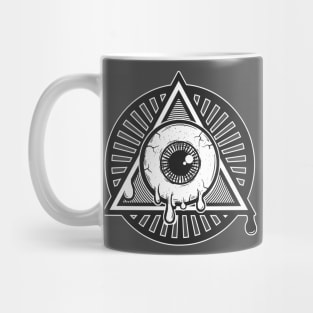 All-Seeing I ------ Illuminati Melty Eye Symbol Mug